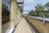 Bezugsfreie DG-Maisonettewohnung mit grünem Blick über Pankow - Die untere Terrasse
