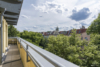 Bezugsfreie DG-Maisonettewohnung mit grünem Blick über Pankow - Ausblick der unteren Terrasse
