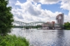 Insel Eiswerder: Moderne 2-Zimmerwohnung mit Terrasse in ehemaliger Feuerwerksfabrik - Die Havel