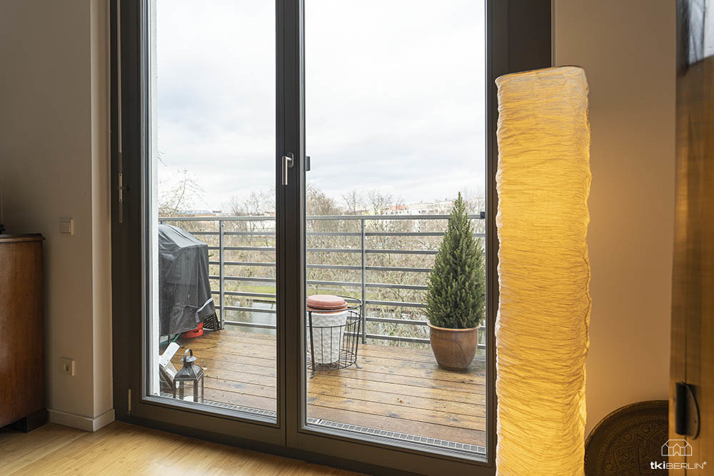 Blick auf den Balkon