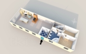 Charmantes Doppelhaus mit unverbautem Feldblick - Grundriss EG