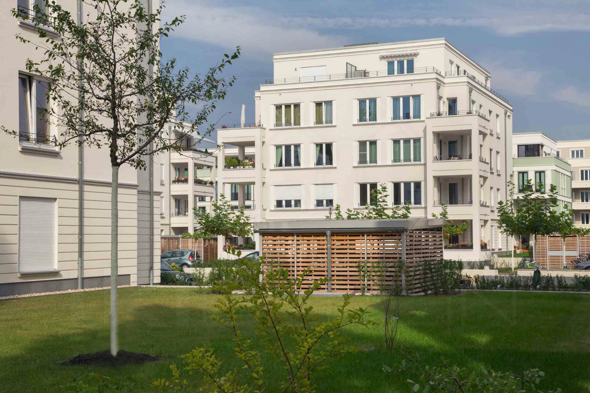 Blick auf das Wohnhaus