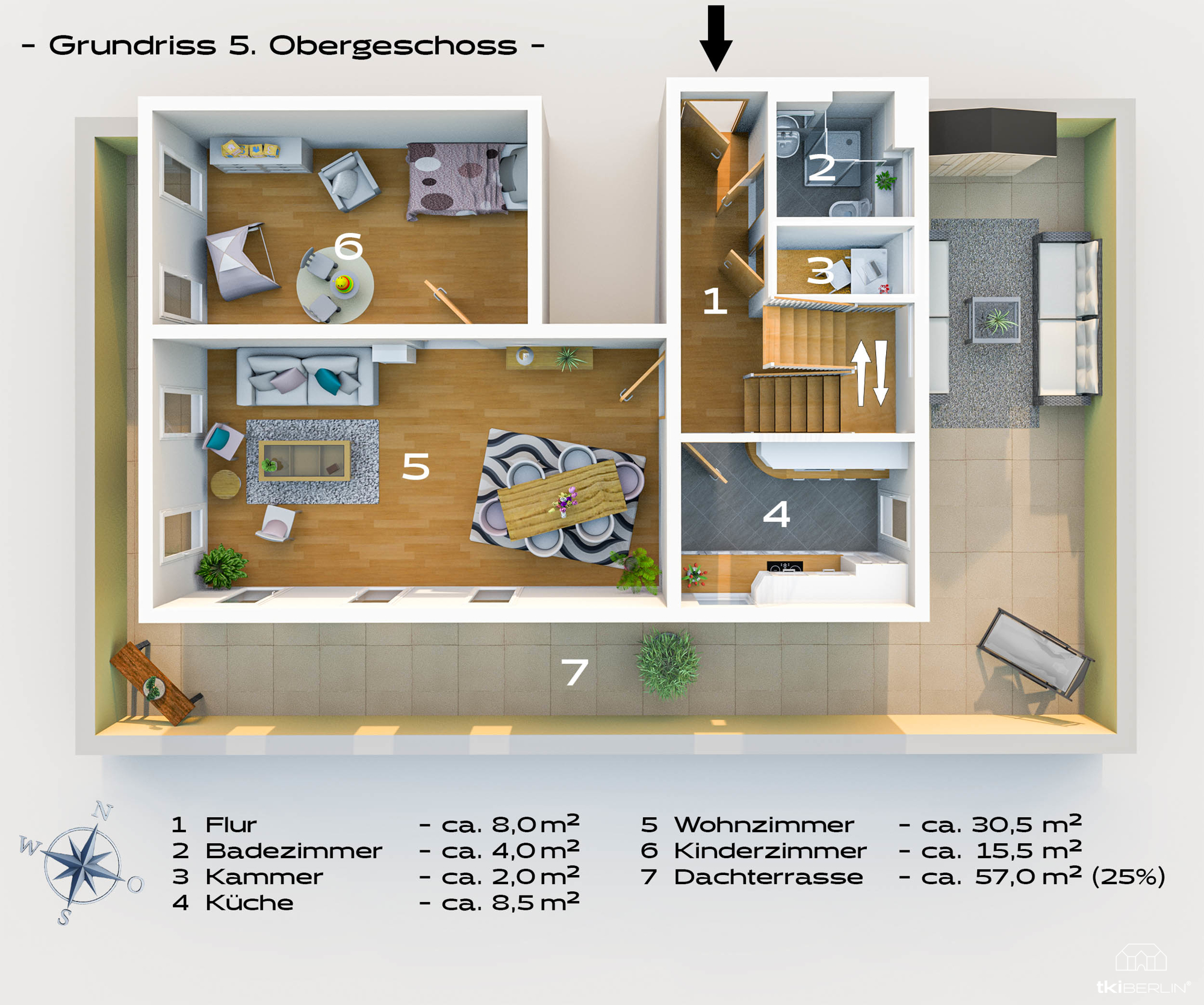 Grundriss 5. OG
