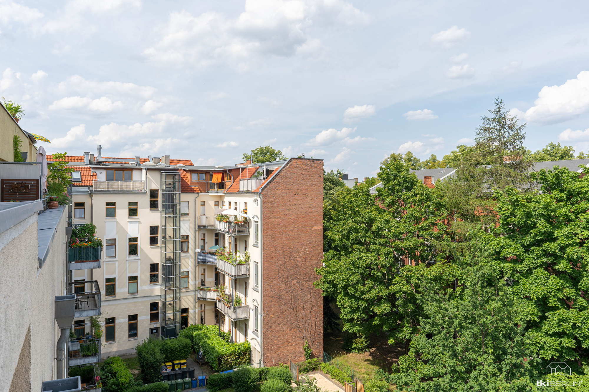 Ausblick der unteren Terrasse
