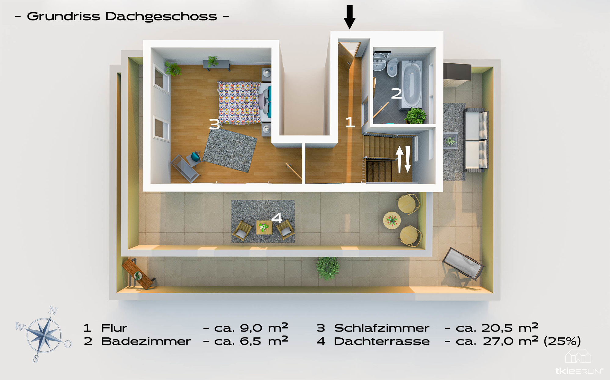 Grundriss Dachgeschoss